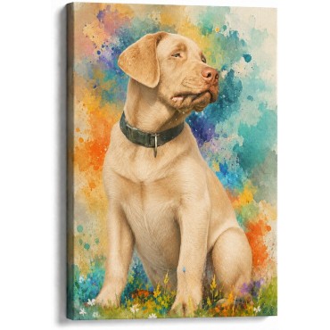 Tablou Canvas watercolor - animalutul tau