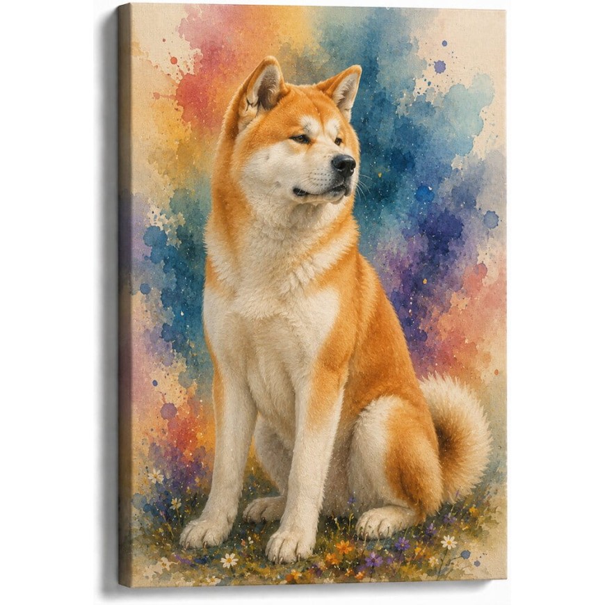 Tablou Canvas watercolor - animalutul tau