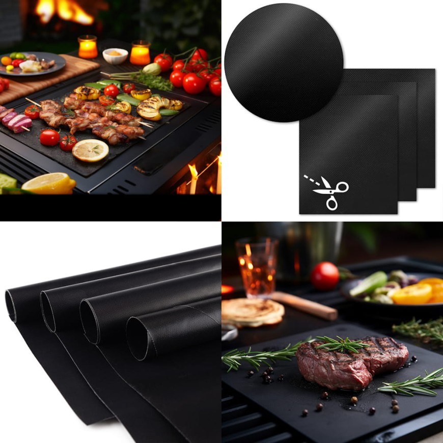 BBQ Legend Set - accesorii pentru grătar și husă 