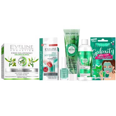 Set Eveline Glitter Green