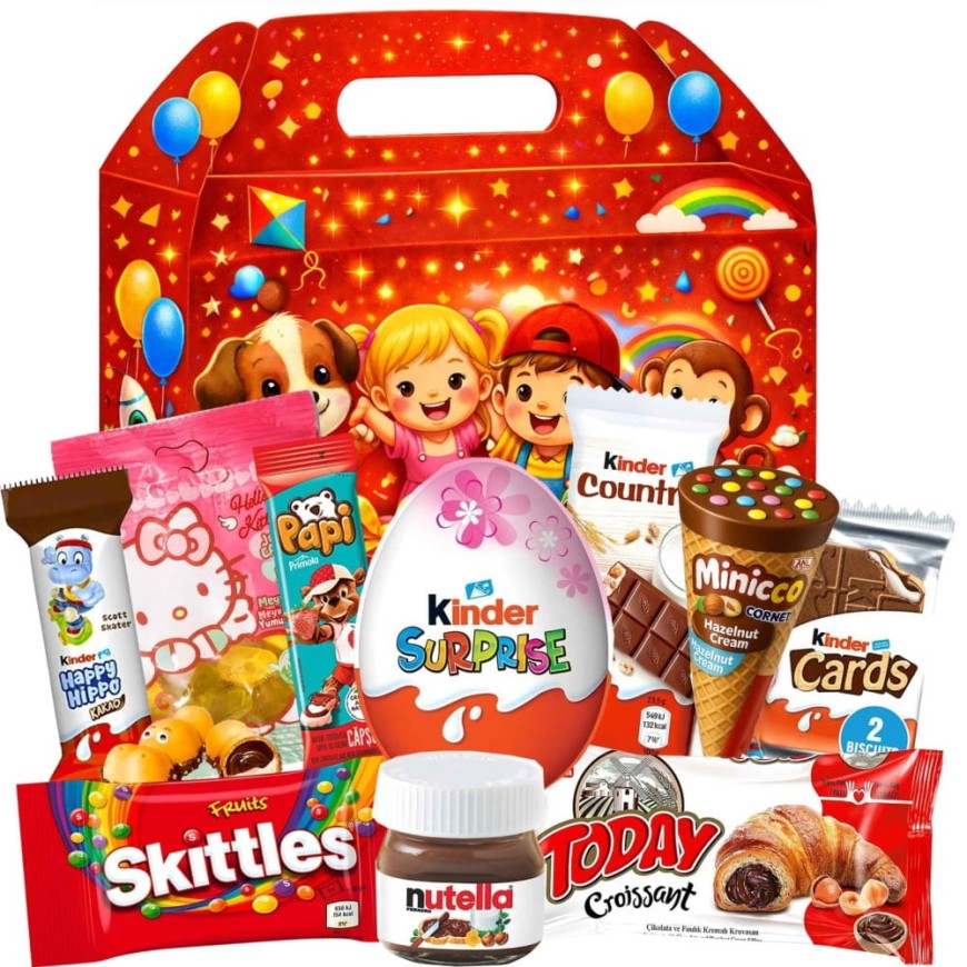 Coș Cadou Copii Kinder Surprise Gift